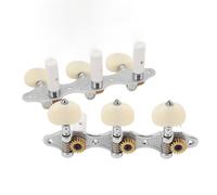SEAFRONT Metal Guitar Tuners Machine Head, 3L3R Acoustic Guitar Knobs Tuning Key for Practice, Exquisite Craftsmanship, Easy to Install, Practical