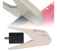 SEAFRONT Mushroom Hole Puncher, Metal Manual Loose Leaf Punching Machine