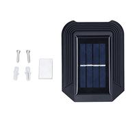 SEAFRONT Outdoor Solar Wall Lights Outside Lights for House Outdoor Solar Lights Outside Exterior Light Fixture 6LED IP65 for Outdoor Decoration Garden Courtyard (Warm Light)