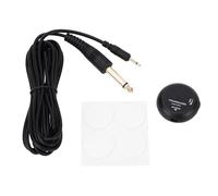 SEAFRONT Piezo Pickup Adjustable Volume Mini Self Adhesive Contacts Microphone Pickup with 2.5mm Plug for Acoustic Guitar Ukulele Violin