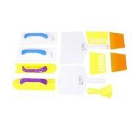 SEAFRONT Plastic Drywall Trowel Set with Integrated Handle, Versatile Application, Ideal for Wall Repairs, Convenient Storage for Ceilings and Window