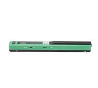 SEAFRONT Portable Document Scanner, ABS Handheld Image Scanner with 300 600 900 DPI, USB 2.0 Plug and Play, A4 Black Color Scan Mode for Home Office Business Travel (Green)