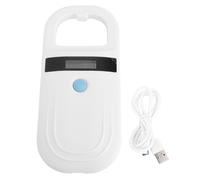 SEAFRONT Portable Pet Chip Reader Animal Microchip Scanner Handheld RFID Tag for Pets Livestock with 134.2KHz USB C BT Transmission 15cm Reading Distance (White)