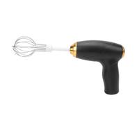 SEAFRONT Powerful Wireless Hand Mixer of Electrical Whisk Egg Bats for Mixing Baking Cooking, USB Reshangeable Handheld -Food -Food Rack for The Trip (Black)