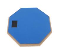 SEAFRONT Practice Drum Pad 12 Inch Double Sided with Rubber Wood & EVA Polymer for Drummers, Silent Drum Pad, Dumb, Quiet Practice (Blue)