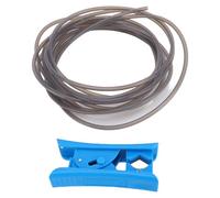 SEAFRONT PTFE Tube for 1.75mm Filament PTFE Tube 4m 13.1ft for Lab X1/ P1P/P1S A1/A1 Mini Prusa MMU3 3D Printers with Cutter Semi Transparent Smooth Inner Wall High Temp