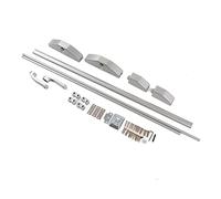 SEAFRONT Push Rod Lock Easy Door Opening Door Bar Lock Push Rod Strong Down Escape Bar Hardware for Shopping Mall Factory Use (Double Locking Point)