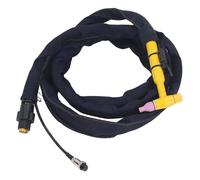 SEAFRONT QQ150A 4m TIG Torch Kit Air Cooled Argon Welding Torch with Silicone Tube Cloth Cover for Argon Arc Welding Machine