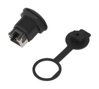 SEAFRONT RJ45 Panel Mount Water Proof Connector Ethernet LAN Pass Through Coupler Female to Female Bulkhead Extension Interface Adapter