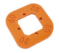 SEAFRONT Round Corner Radius Template, Engineering Plastics, Versatile 4 in 1 Design, Easy Installation, Perfect for Woodworking Projects, R30 R35 R40 R50