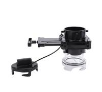 SEAFRONT RV Sewer Gate Valve 3 Inch Transparent Abs Waste Control | Abs Plastic, RV Drain Valve Kit, Black and Gray Tank Use, 3 Inch Fit, Transparent View, Steel Bolts