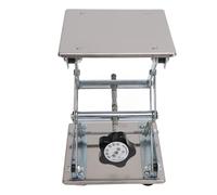 SEAFRONT Scissor Laboratory Jack Stand Stainless Steel Adjustable Elevation Table for Scientific Experiments Compact 6x6 Inch