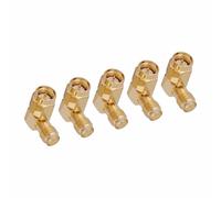 SEAFRONT SMA Adapter 10PCS Right Angle SMA Male to Female Connector 90 Degree RF Coaxial Connector 50 Ohm 0 to 6 GHz for RF Cables and Microwave Equipment