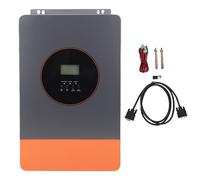SEAFRONT Solar Charge Controller Hybrid Solar Inverter 6200W 120A Pure Sine Wave Support 9 Parallel Connections, Maximum Solar Panel Power 8500W 3 Charging Modes for Home Office
