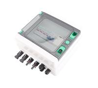 SEAFRONT Solar PV Combiner Box, 2 String 15A IP65 with Protection Circuit Breaker, for Photovoltaic Grid Connected and Off Grid Solar Power Generation System