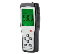 Smart Sensor Digital Ultrasonic Thickness Gauge Handheld Thickness Meter Tester Sound Velocity Meter Metal Depth Tester with Calibration Block&Probe&Box
