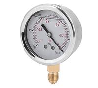 SEAFRONT Vacuum Oil Filled Pressure Meter Vacuum Meter Radial 1/Y60-1-0bar -30-0inhg Stainless Steel Brass for Metallurgy Mining
