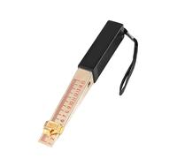 SEAFRONT Vernier Feeler Gage Wedges Gage Gaps Measuring Tool 1-15mm Flatness Thickness Inspection with Lanyard for House Fire Door Gaps Measurement (Accuracy: 0.2 mm)