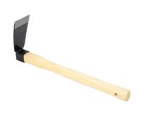 SEAFRONT Wooden Handle Hoe Carbon Steel Garden Hoe Outdoor Farming Agricultural for Loosening Digging Aerated Soil