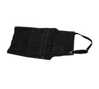 SEAFRONT Work Apron, Canvas Adjustable Tool Pockets, Tough Wear-Resistant Workshop Apron for Men and Women, for Chefs and Artists (Black)