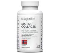 Seagarden Advanced Marine Collagen Capsules - Type 1 Hydrolysed Collagen Peptides + VIT C, 20 Amino Acids, Wild-Caught Cod, Supplements for Women & Men for Skin, Joints, and Hair - 120 Tablets/900mg