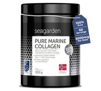 Seagarden Pure Marine Collagen Powder - 5000mg - Hydrolyzed Collagen Peptides Type 1 - Supplements for Women and Men, for Hair, Skin and Nails - Unflavored, 300g, 60 Servings