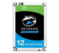 Seagate 12 TB SkyHawk 3.5 Inch Internal Hard Drive for 1-64 Camera Surveillance Systems (256 MB Cache, Up to 220 MB/s, Model: ST12000VXZ008/VX0008)