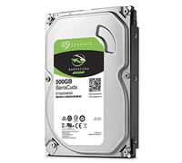 Seagate Barracuda - 500GB internal hard drive (7200 rpm, SATA3) silver color,ST500DM009