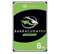 Seagate BarraCuda Pro 6 TB Internal Hard Drive Performance HDD - 3.5 Inch SATA 6 Gb/s 7200 RPM 256 MB Cache for Computer Desktop PC Laptop, Data Recovery - Frustration Free Packaging (ST6000DM004)