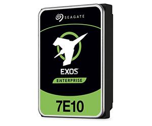 Seagate Exos 7E10 10TB Internal Hard Drive HDD - 3.5 Inch 512e/4Kn SAS 6GB/s, 7.200 RPM, 256MB Cache and 2M MTBF for Enterprise, Data Centre (ST10000NM017B)