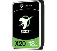Seagate Exos X20 18TB Internal Hard Drive - 3.5 Inch Hyperscale 12GB/s SAS HDD, 7,200 RPM, 2.5M MTBF, 512e and 4Kn FastFormat, Low Latency with Enhanced Caching (ST18000NM000D)