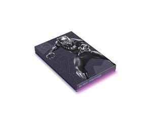 Seagate FireCuda 2TB portable external hard drive, compatible with PS4, PS5, Xbox One/Series, PC, Marvel Edition Black Panther, USB 3.2, 3 Years Rescue Services (STKL2000401)