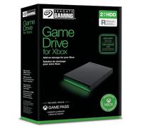 Seagate Game Drive for Xbox 2TB, External Hard Drive Portable, USB 3.2 Gen 1, Black with built-in green LED bar, Xbox Certified, Data Rescue Services (STKX2000403)