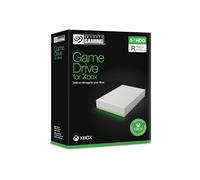 Seagate Game Drive for Xbox, 5TB, External Hard Drive Portable, USB 3.2 Gen 1, White with built-in green LED bar (STKX5000100)
