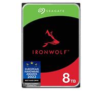 Seagate IronWolf, 8 TB, Enterprise Internal NAS HDD - CMR 3.5 Inch, SATA 6 Gb/s, 7,200 RPM, 256 MB Cache for RAID NAS, Rescue Services (ST8000NT002)