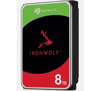 Seagate IronWolf, 8 TB, NAS, Internal Hard Drive, CMR, 3.5 Inch, SATA, 6GB/s, 5,400 RPM, 256MB Cache, for RAID Network Attached Storage, 3 year Rescue Services (ST8000VN004)