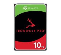 Seagate IronWolf Pro, 10TB, Internal Hard Drive, NAS, 3.5 Inch, SATA, 6GB/s, 7200 RPM, 256MB Cache, for RAID Network Attached Storage, 3 year Rescue Services, FFP (ST10000NEZ008)