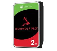 Seagate IronWolf Pro, 2 TB, Enterprise NAS Internal HDD -CMR 3.5 Inch, SATA 6 Gb/s, 7,200 RPM, 256 MB Cache for RAID Network Attached Storage (ST2000NT001)