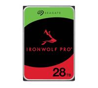 Seagate IronWolf Pro 28TB, NAS internal hard drive, 3.5", 7200 U/Min, CMR, 512 MB Cache, SATA 6 GB/S, Data Rescue Service (ST28000NTZ00)