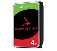 Seagate IronWolf Pro, 4 TB, NAS Internal Hard Drive, CMR 3.5 Inch, SATA 6 Gb/s 7,200 RPM, 256 MB Cache, for RAID Network Attached Storage, 3 years Rescue Services, FFP (ST4000NE001)