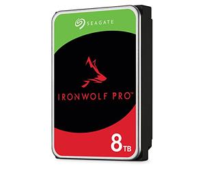 Seagate IronWolf Pro 8 TB NAS Internal Hard Drive HDD - 3.5 Inch SATA 6 Gb/s 7200 RPM 256 MB Cache for RAID Network Attached Storage, Data Recovery Service (ST8000NE0004)