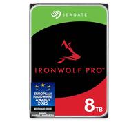 Seagate IronWolf Pro, 8 TB, Enterprise NAS Internal HDD -CMR 3.5 Inch, SATA 6 Gb/s, 7,200 RPM, 256 MB Cache for RAID Network Attached Storage, 3 year Rescue Services (ST8000NT001)