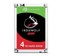 Seagate IronWolf ST4000VN008 4TB Internal Hard Drive, NAS HDD, 3.5 Inch, 5900 rpm, CMR, 64 MB Cache, SATA 6 GB/s, Silver, 3 Years Data Rescue Service