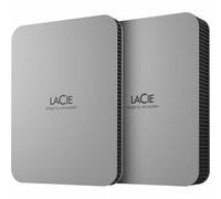 LaCie Mobile Drive 2TB v2 USB-C Moon Silver w/Rescue