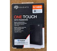 SEAGATE ONE TOUCH PASSWORD 5TB PORTABLE EXTERNAL HARD DRIVE - NEW BOXED