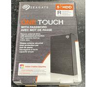 Seagate One Touch Portable Hard Drive 5TB - Black