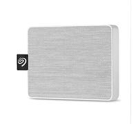 Seagate One Touch SSD, 1 TB, Portable External Solid State Drive, White, For PC and Mac, 4 mo Adobe Creative Cloud Photography Plan and Three-yr Rescue Services (STJE1000402)