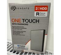 Seagate One Touch with Password Portable Hard Drive 2TB Grey New Boxed HDD 1tuch