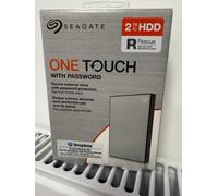 Seagate One Touch with Password Portable Hard Drive 2TB Grey New Boxed HDD 1tuch