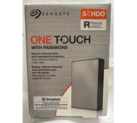 Seagate One Touch with Password Portable Hard Drive 5TB Grey New Boxed HDD BNIB